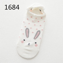 Load image into Gallery viewer, SP&amp;CITY Cute Animal Cotton Socks Female Kawaii Cat With Dog Summer Short Socks Slippers Women Casual Soft Funny Boat Socks - Fashion Address