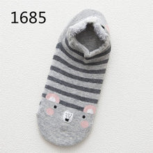 Load image into Gallery viewer, SP&amp;CITY Cute Animal Cotton Socks Female Kawaii Cat With Dog Summer Short Socks Slippers Women Casual Soft Funny Boat Socks - Fashion Address