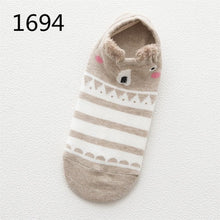 Load image into Gallery viewer, SP&amp;CITY Cute Animal Cotton Socks Female Kawaii Cat With Dog Summer Short Socks Slippers Women Casual Soft Funny Boat Socks - Fashion Address