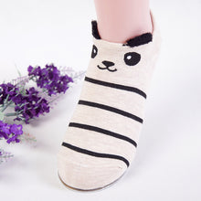 Load image into Gallery viewer, SP&amp;CITY Cute Animal Cotton Socks Female Kawaii Cat With Dog Summer Short Socks Slippers Women Casual Soft Funny Boat Socks - Fashion Address