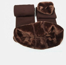 Load image into Gallery viewer, CHRLEISURE Warm Women's Plus Velvet Winter Leggings Ankle-Length Keep Warm Solid Pants High Waist Large Size Women Leggings - Fashion Address