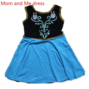 Halloween Mum and Me Dress Christmas Family Matching Princess Cosply Jack And Sally Dress Up Christmas Party Summer Dress