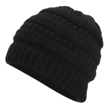 Load image into Gallery viewer, Ponytail Beanie Hat Winter Skullies Beanies Warm Caps Female Knitted Stylish Hats For Ladies Fashion - Fashion Address