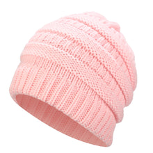 Load image into Gallery viewer, Ponytail Beanie Hat Winter Skullies Beanies Warm Caps Female Knitted Stylish Hats For Ladies Fashion - Fashion Address