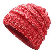 Load image into Gallery viewer, Ponytail Beanie Hat Winter Skullies Beanies Warm Caps Female Knitted Stylish Hats For Ladies Fashion - Fashion Address