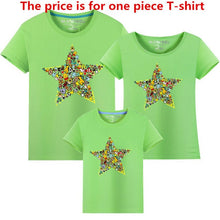 Load image into Gallery viewer, Shop Summer Short-sleeve Animal Five-pointed Star T-shirt Set