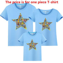 Load image into Gallery viewer, Shop Summer Short-sleeve Animal Five-pointed Star T-shirt Set | Fashion Address6